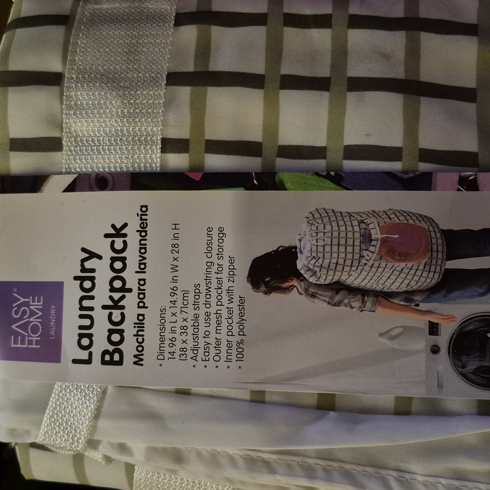 Laundry backpack